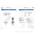 Step valve control controlled by hydraulic pioneer, single -piece work foot control pilot valve, double pedal valve